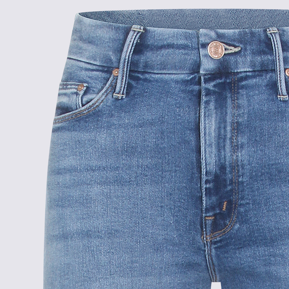 Mother Jeans Blue _co Md Pl Ea