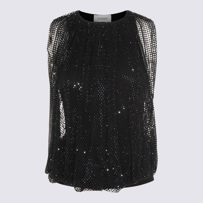 SportMax Top Black _pl Ea