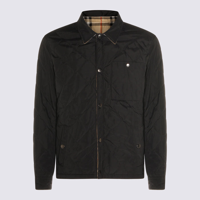 Burberry Coats Black _pa