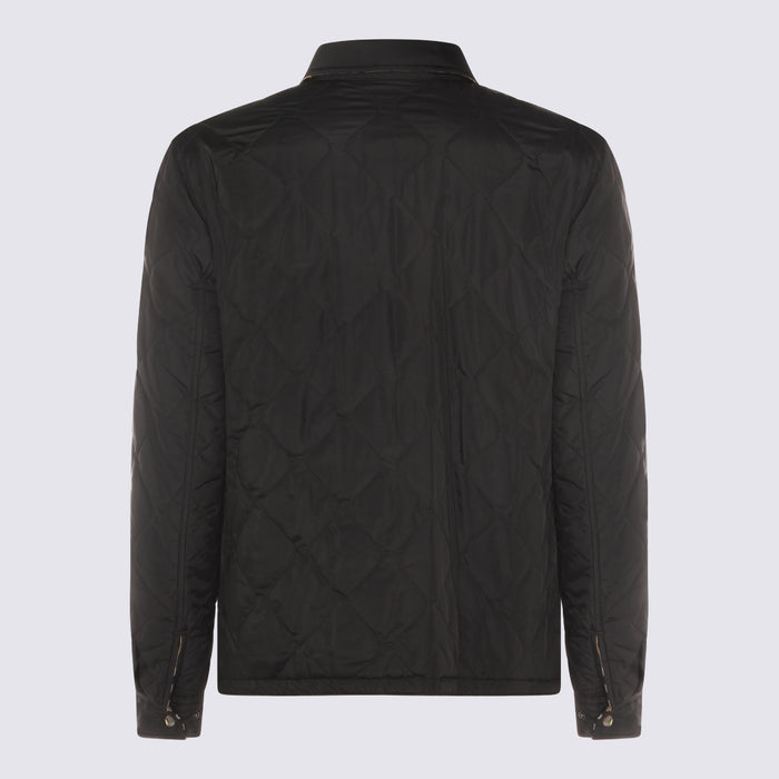 Burberry Coats Black _pa
