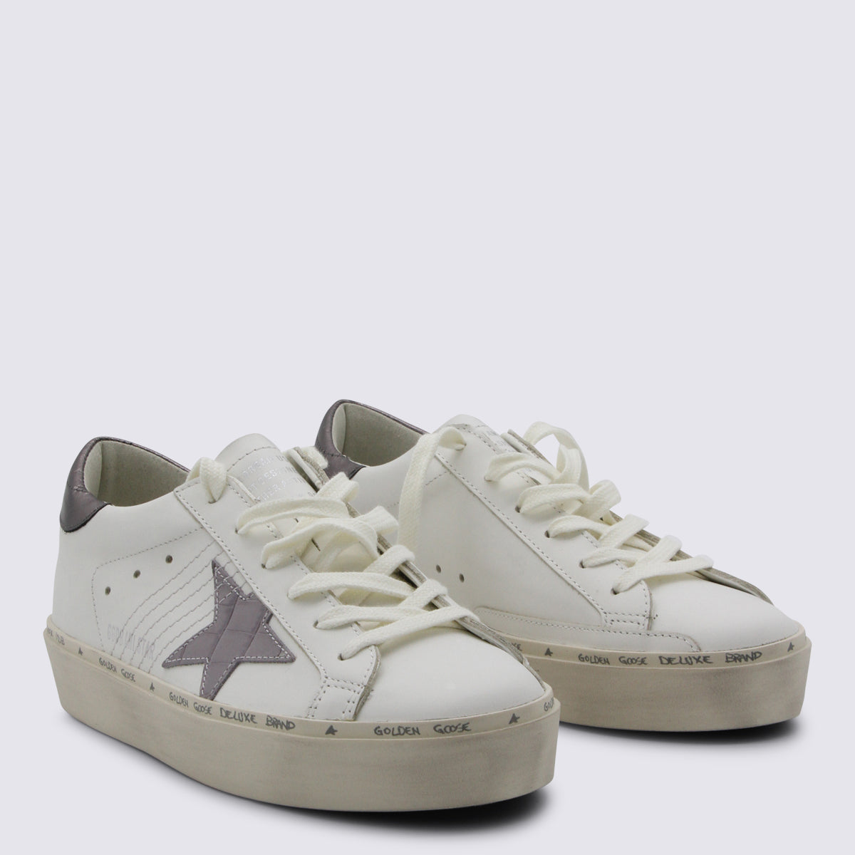 Golden Goose Sneakers White/grey Lilac _cover Le - Sole Tp