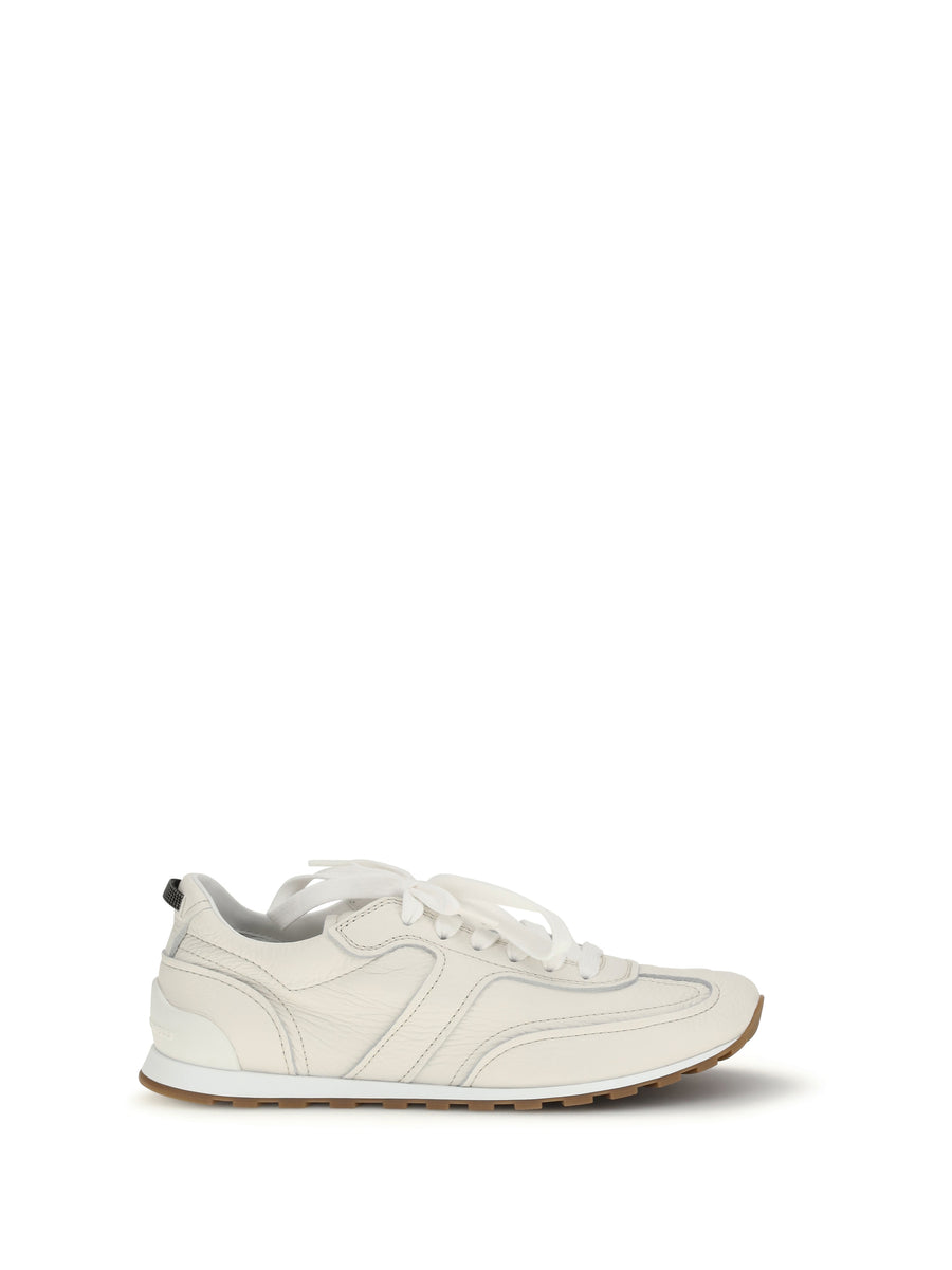 Leather Sneakers Butter Upper: Calf Suede Trainers