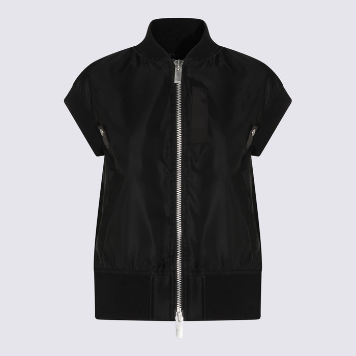 Sacai Jackets Black _nylon