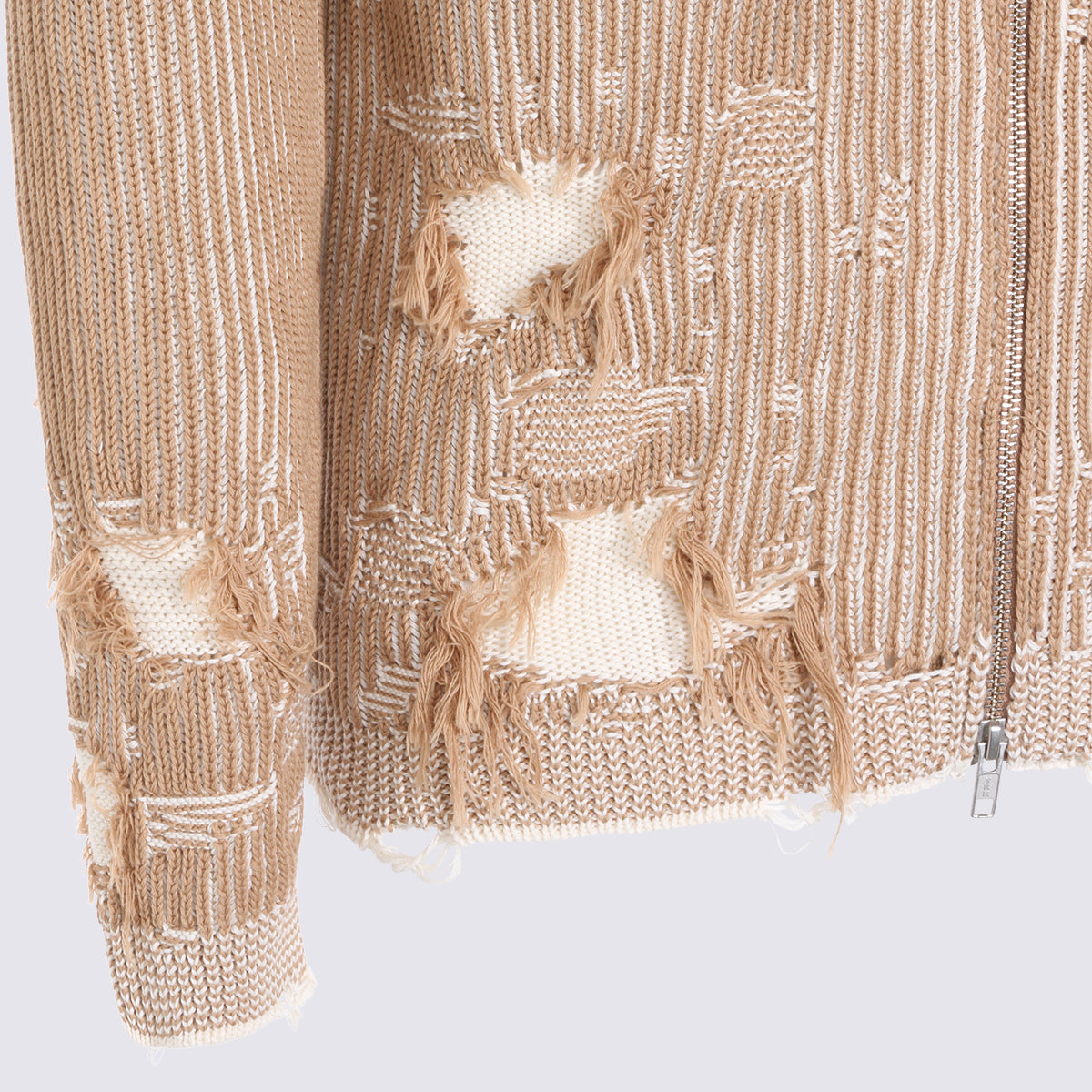 MM6 Maison Margiela Sweaters Camel-chalk _co