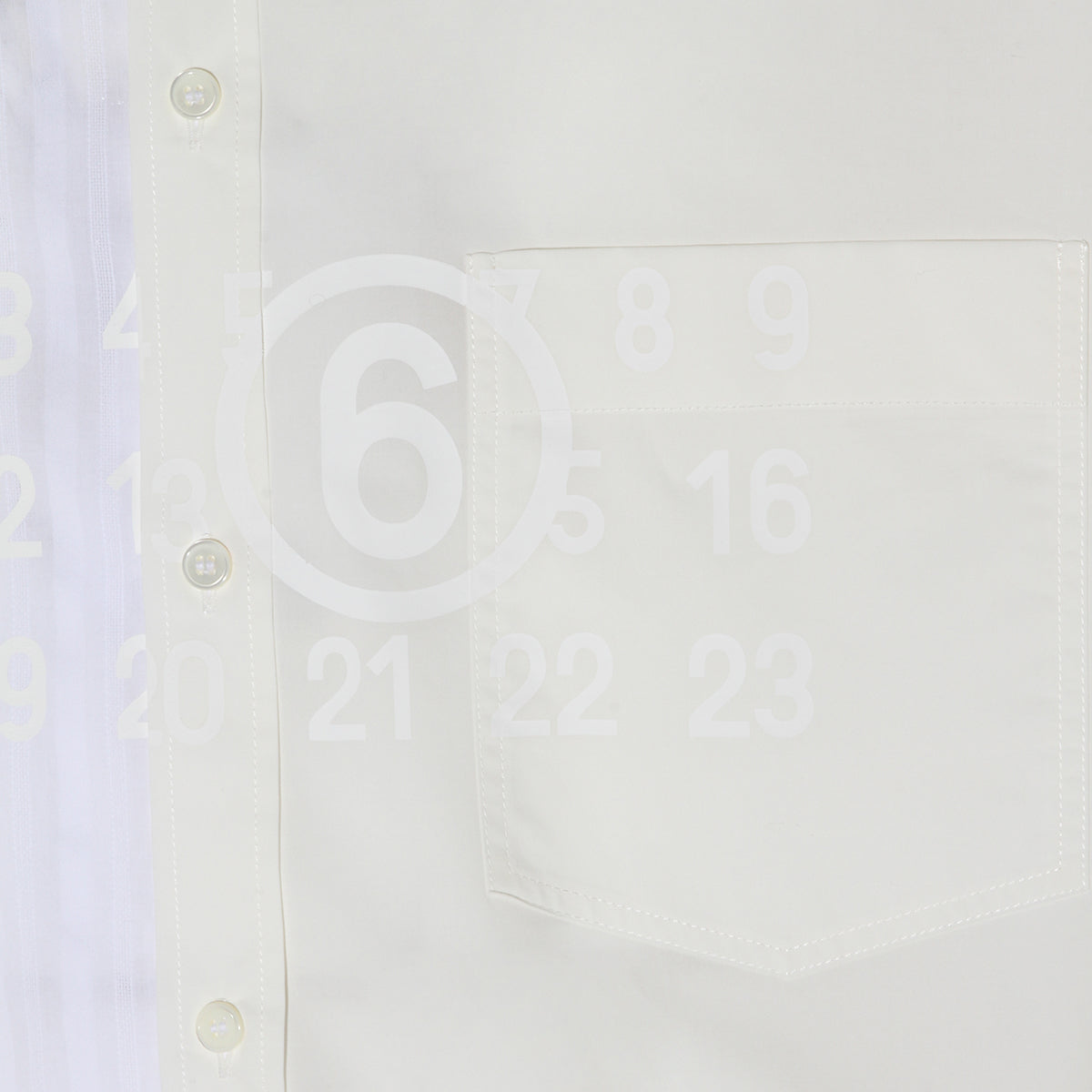 MM6 Maison Margiela Shirts White _co