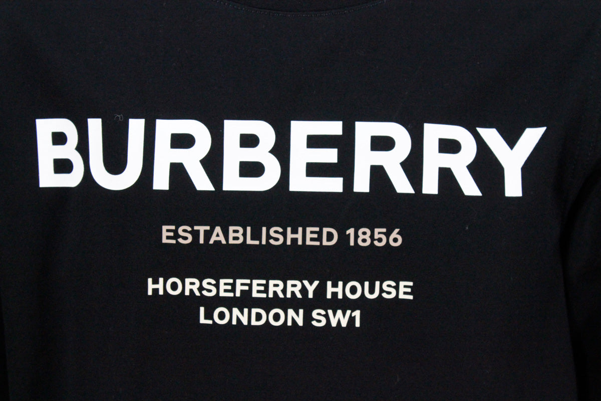 Burberry T-Shirts And Polos Black 100co
