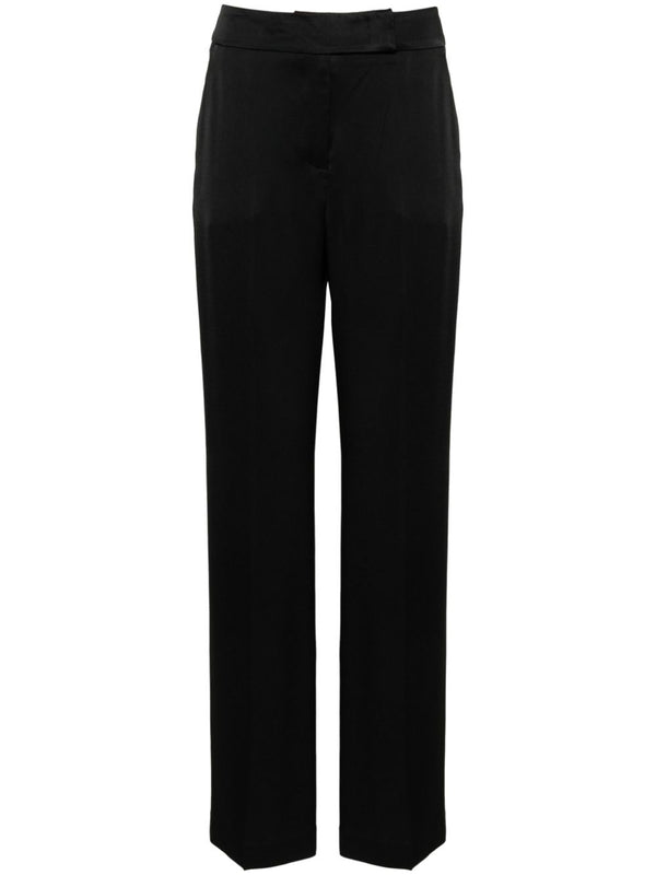Peserico Outer: Acetate 71% trousers in black