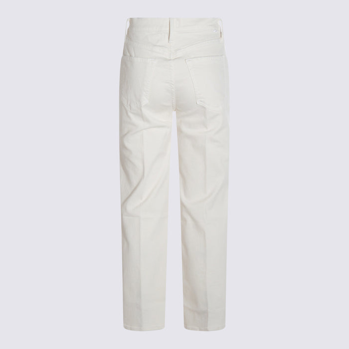 Mother Jeans White _co Pl Ea