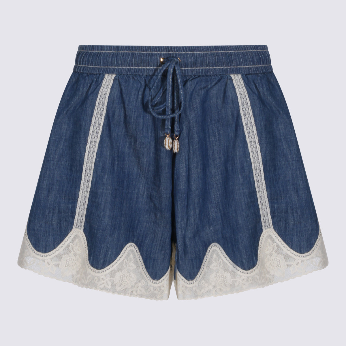 Zimmermann Shorts Railway Blue _co