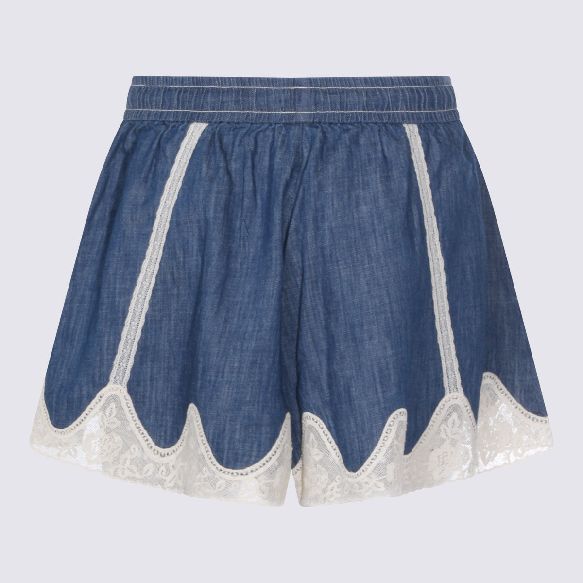 Zimmermann Shorts Railway Blue _co