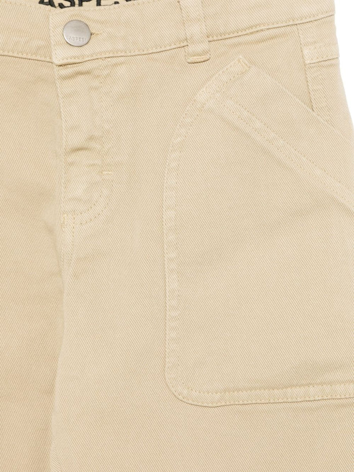 Aspesi Trousers Beige Cotone
