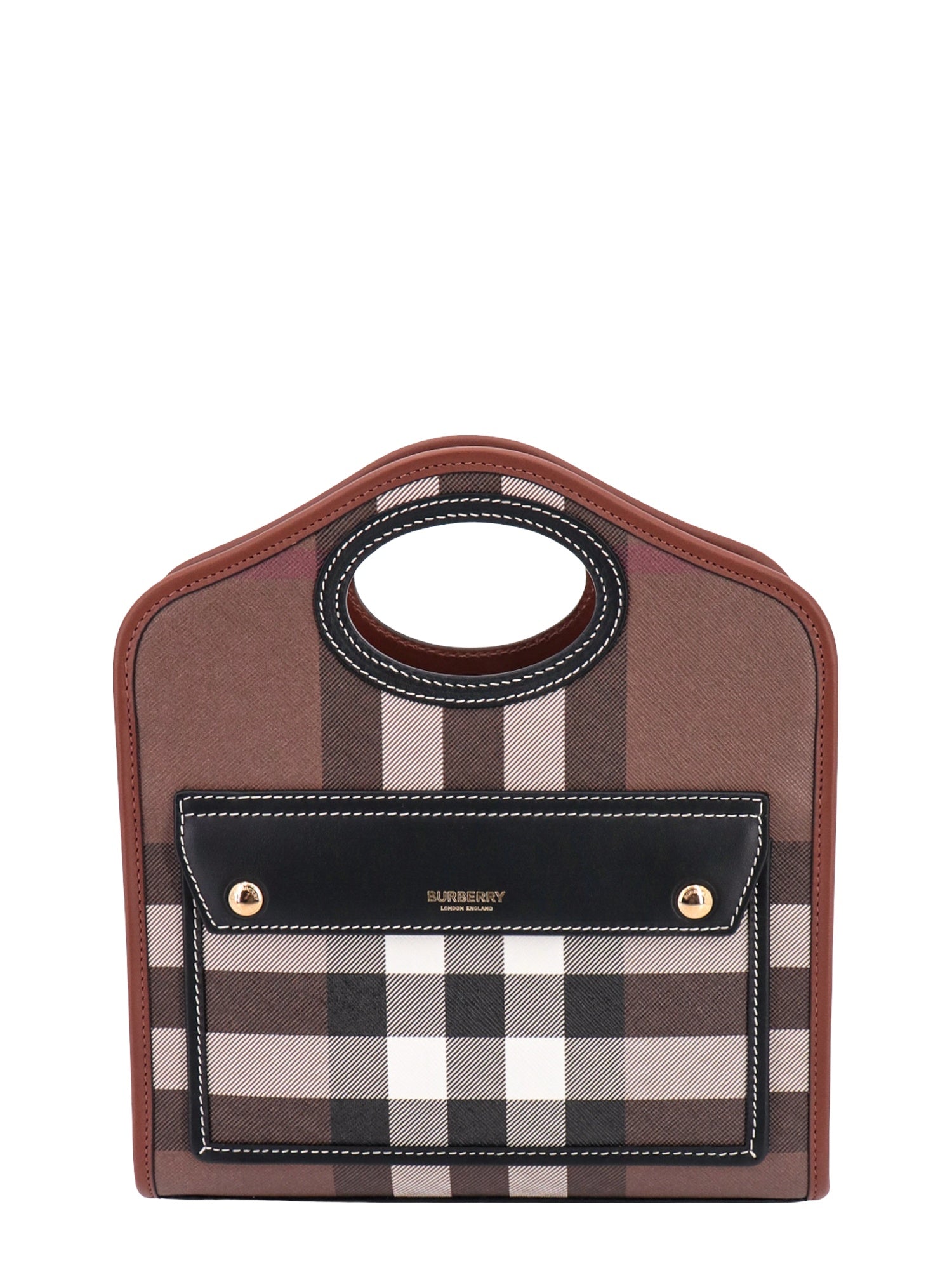 Burberry Bags Brown Cotone Poliestere
