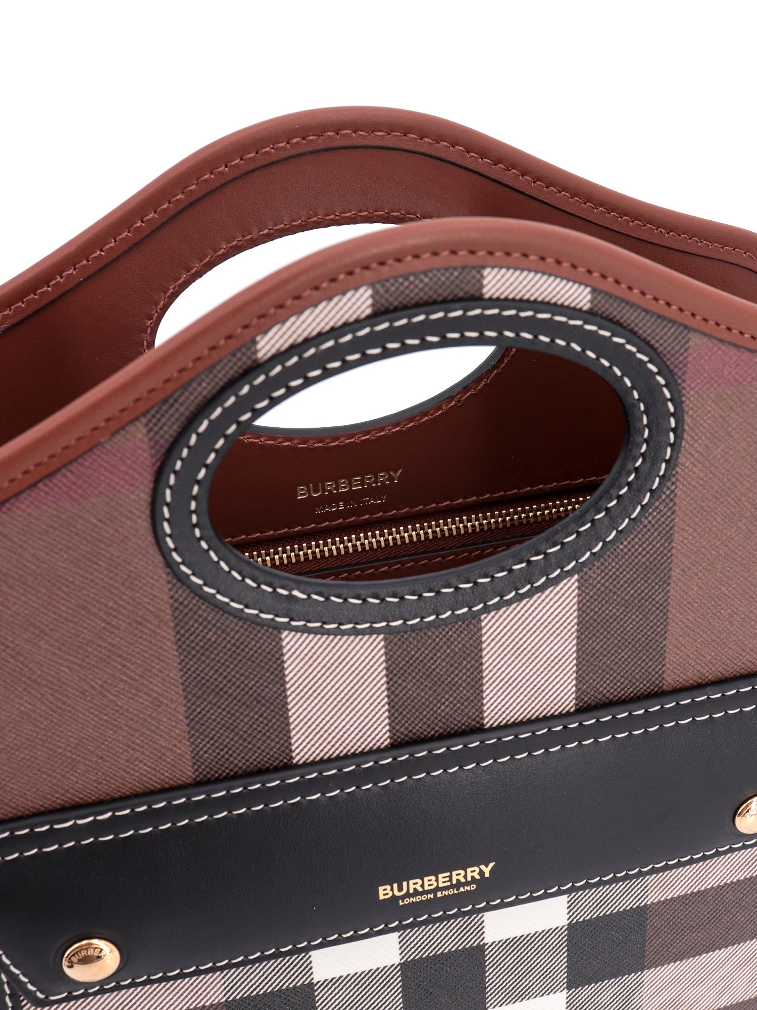 Burberry Bags Brown Cotone Poliestere