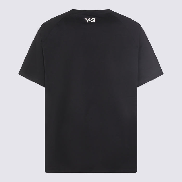 Y-3 T-shirts and Polos Black _co