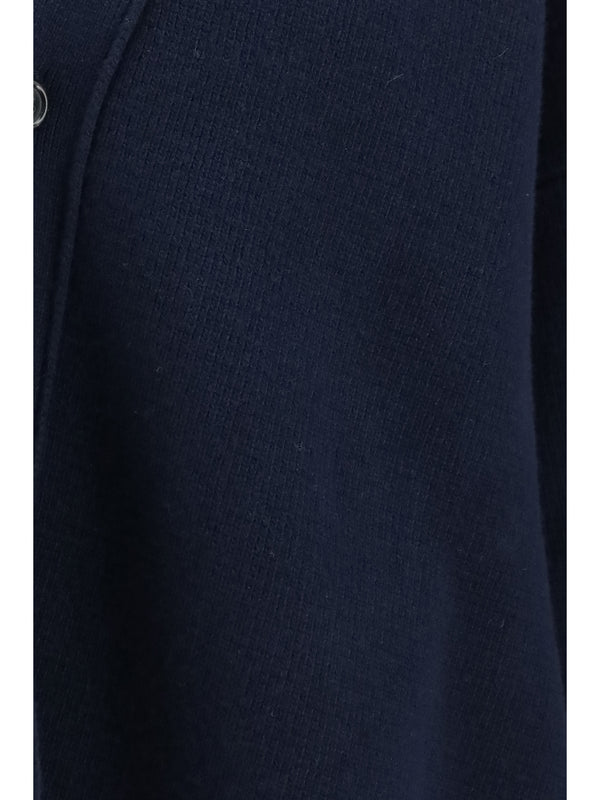 Wool Cardigan Navy Blue