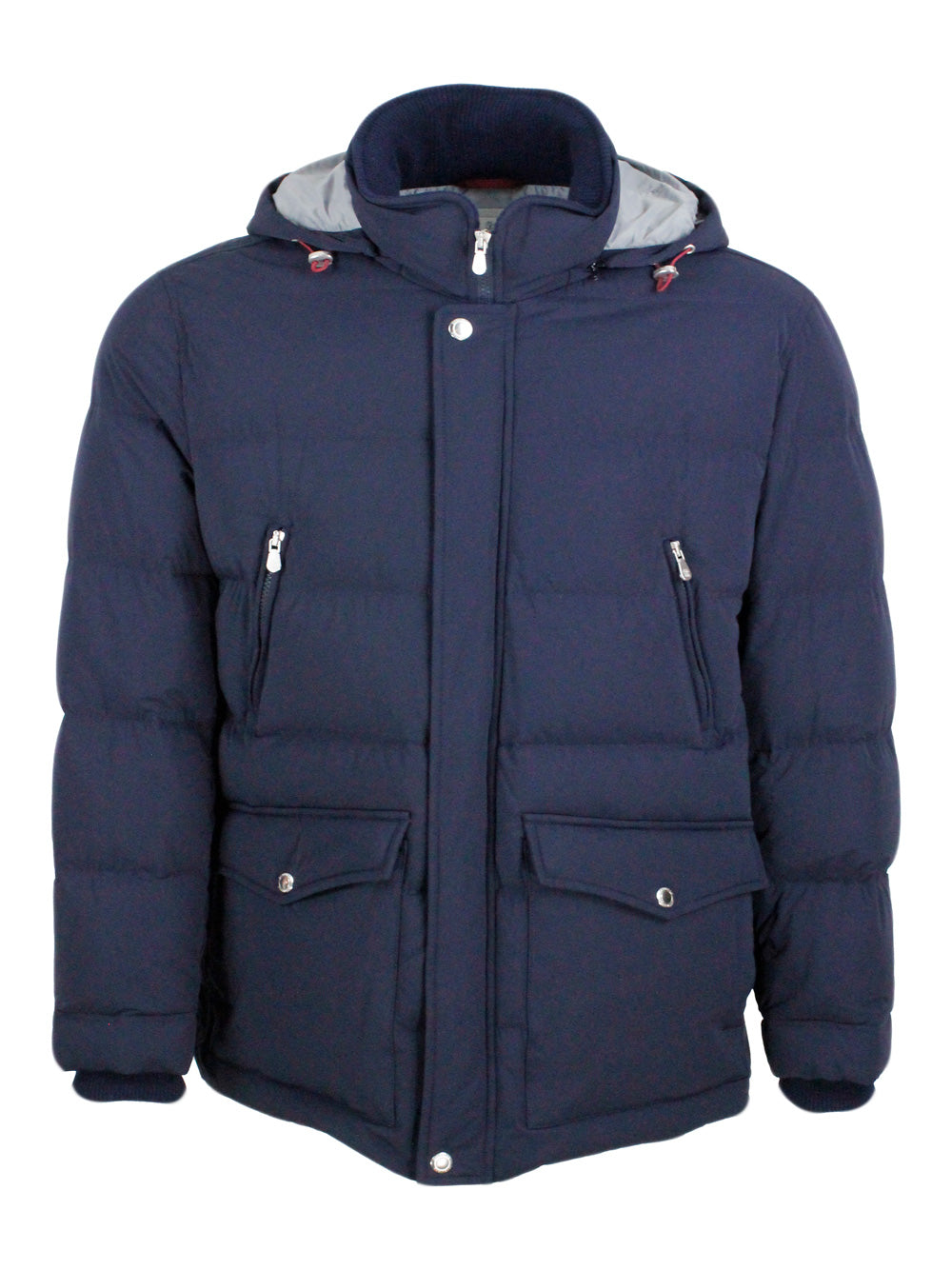 Brunello Cucinelli Coats Blue 83pa 17ea
