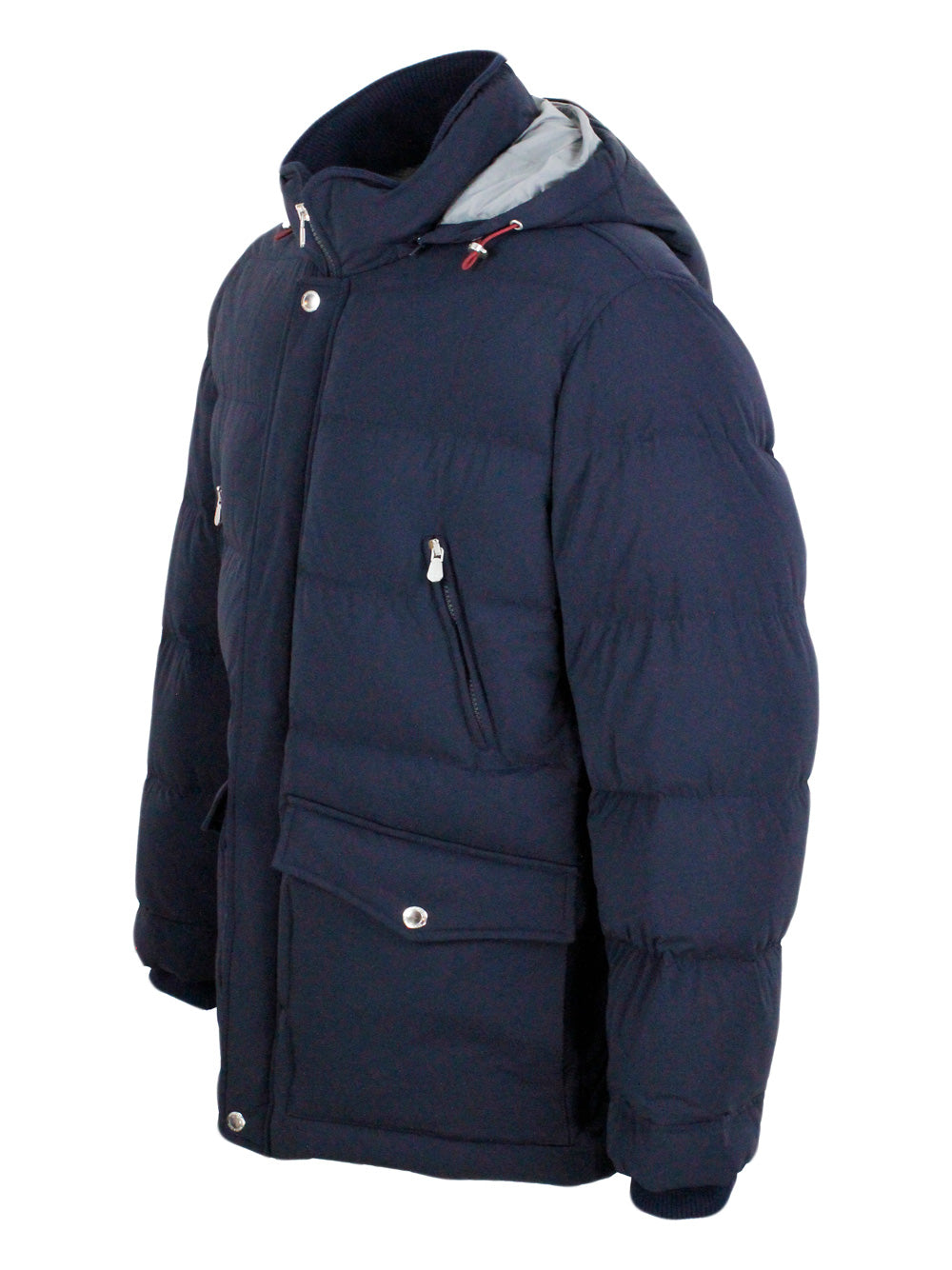 Brunello Cucinelli Coats Blue 83pa 17ea
