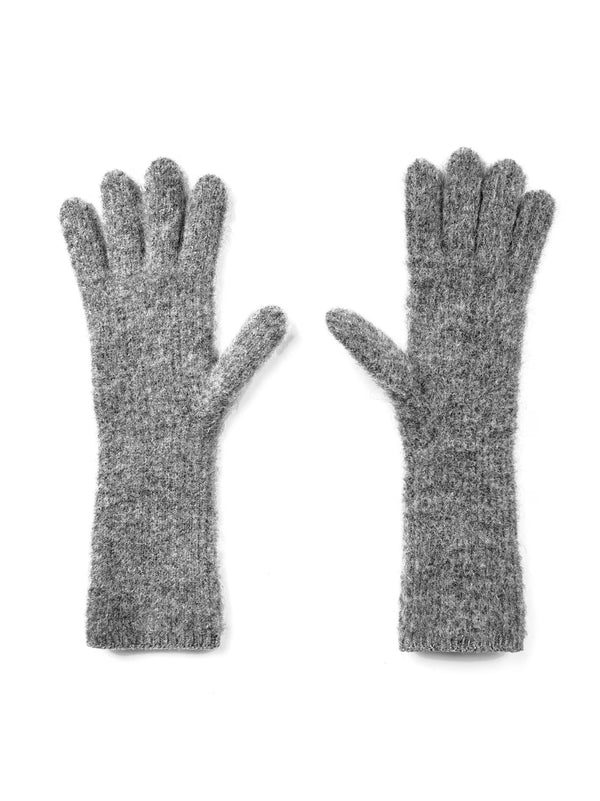 Jacquemus 47% Alpaca gloves in gray