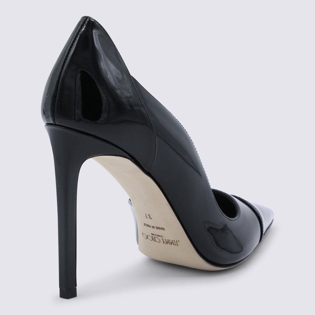 Jimmy Choo With Heel Black _cover Le Sole El