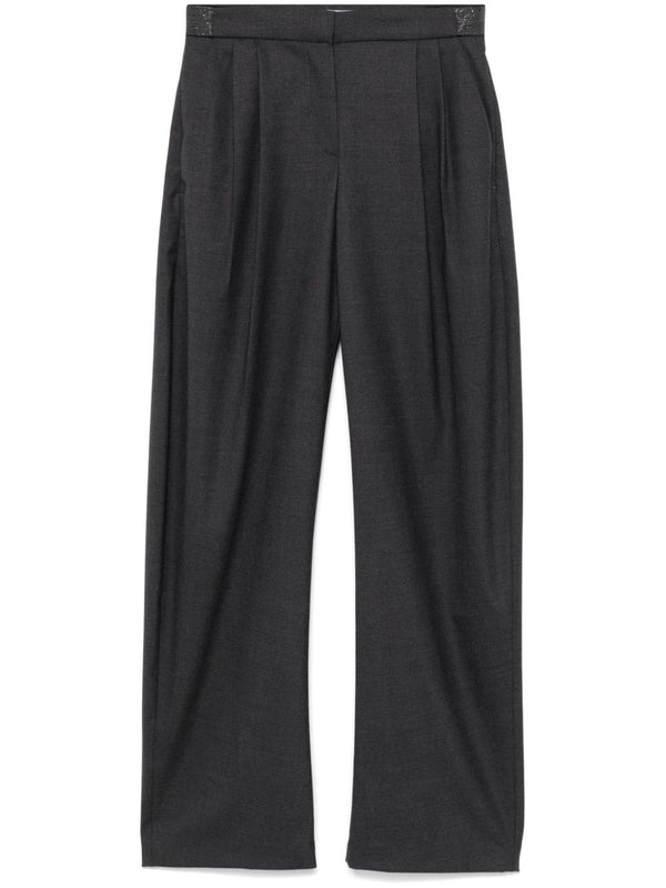 Brunello Cucinelli Outer: Virgin Wool 95% trousers in grey