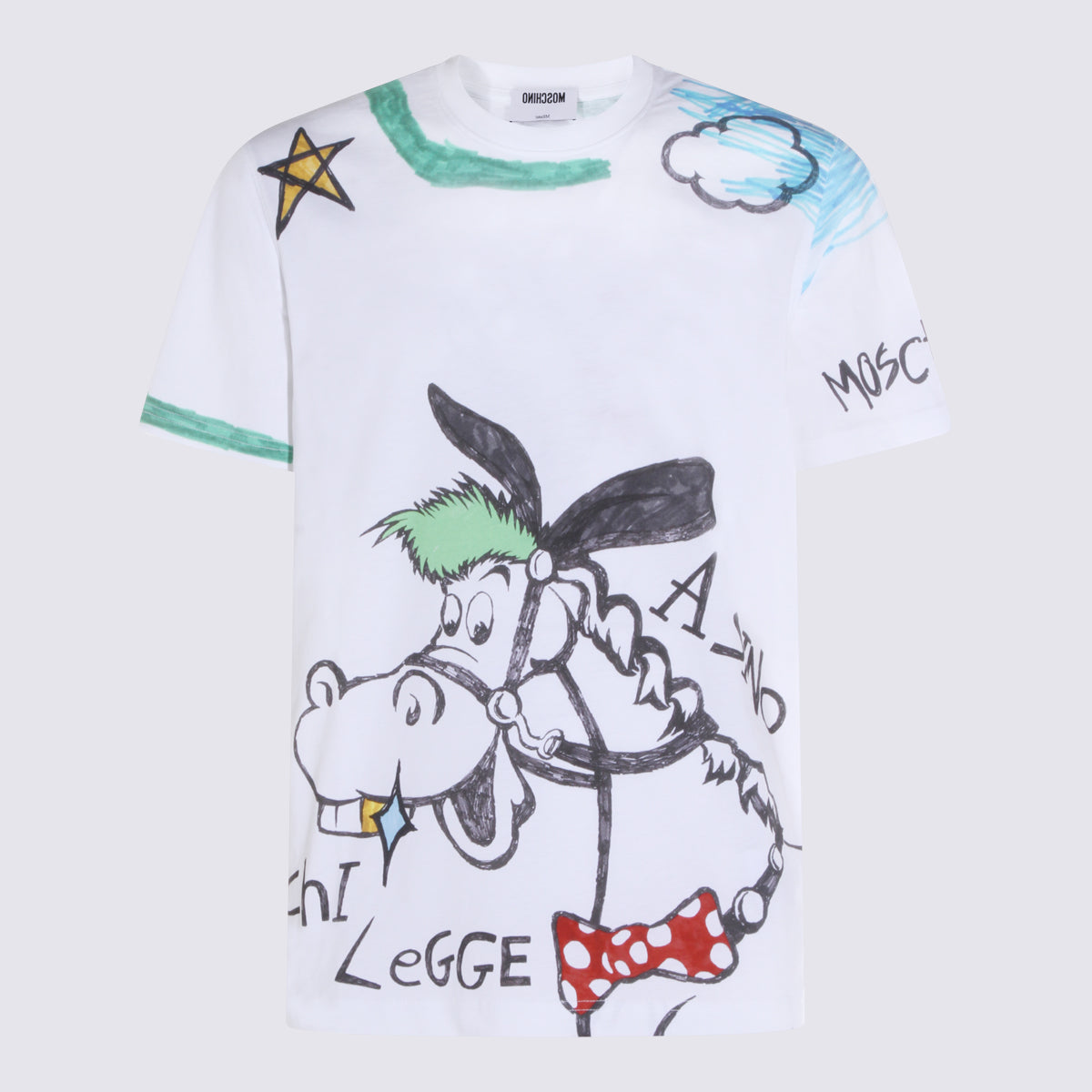 Moschino T-shirts and Polos White _co
