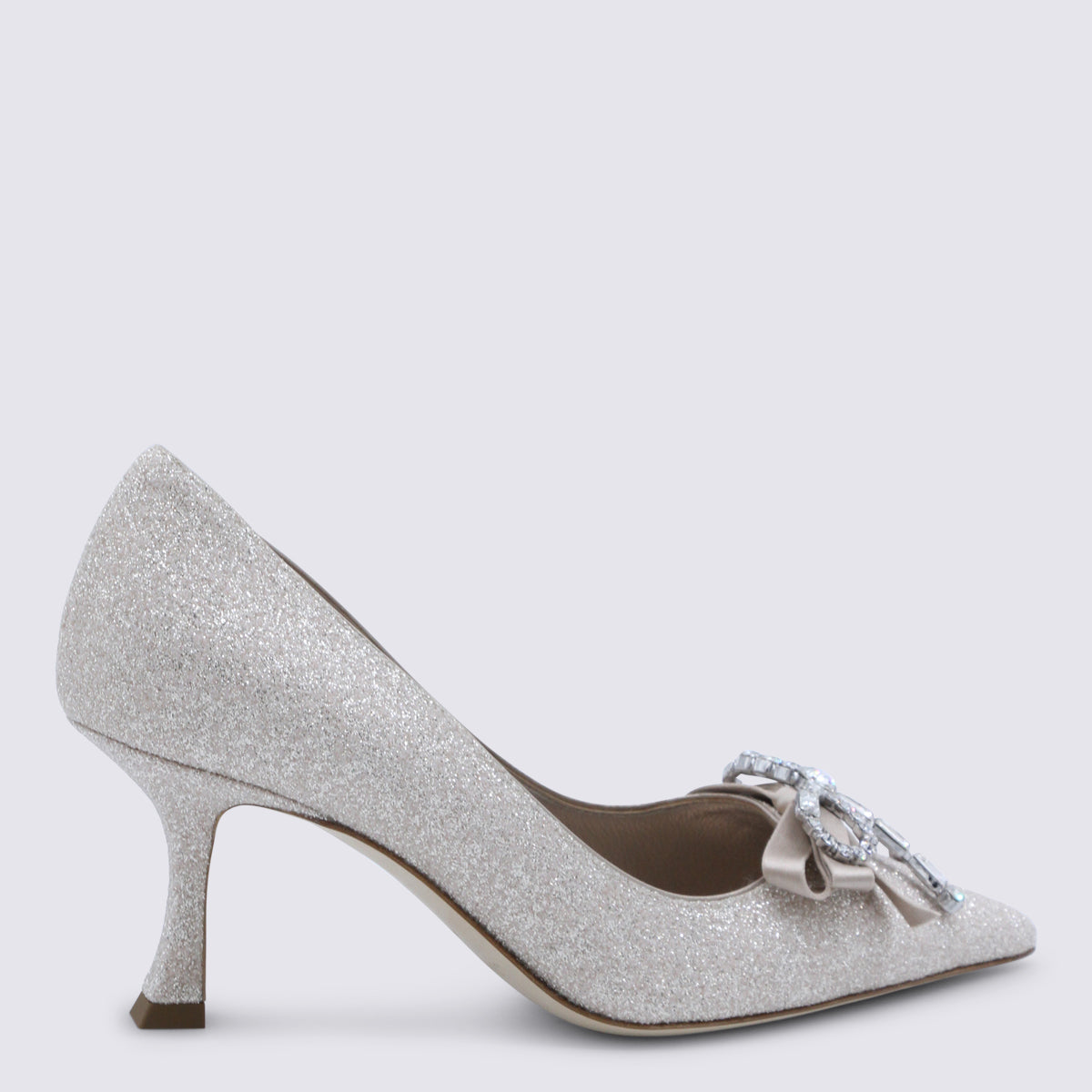 Jimmy Choo With Heel Light Soft Gold/crystal _cover Le Sole