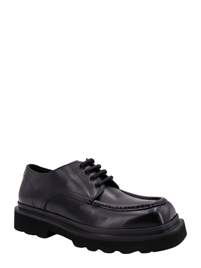 Dolce & Gabbana Flat Shoes Black Pelle