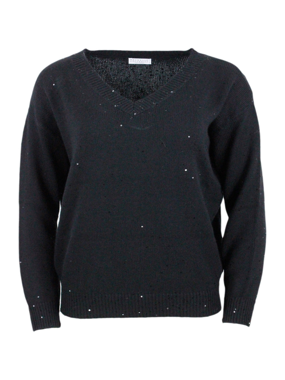 Brunello Cucinelli Sweaters Black 80ws 10se