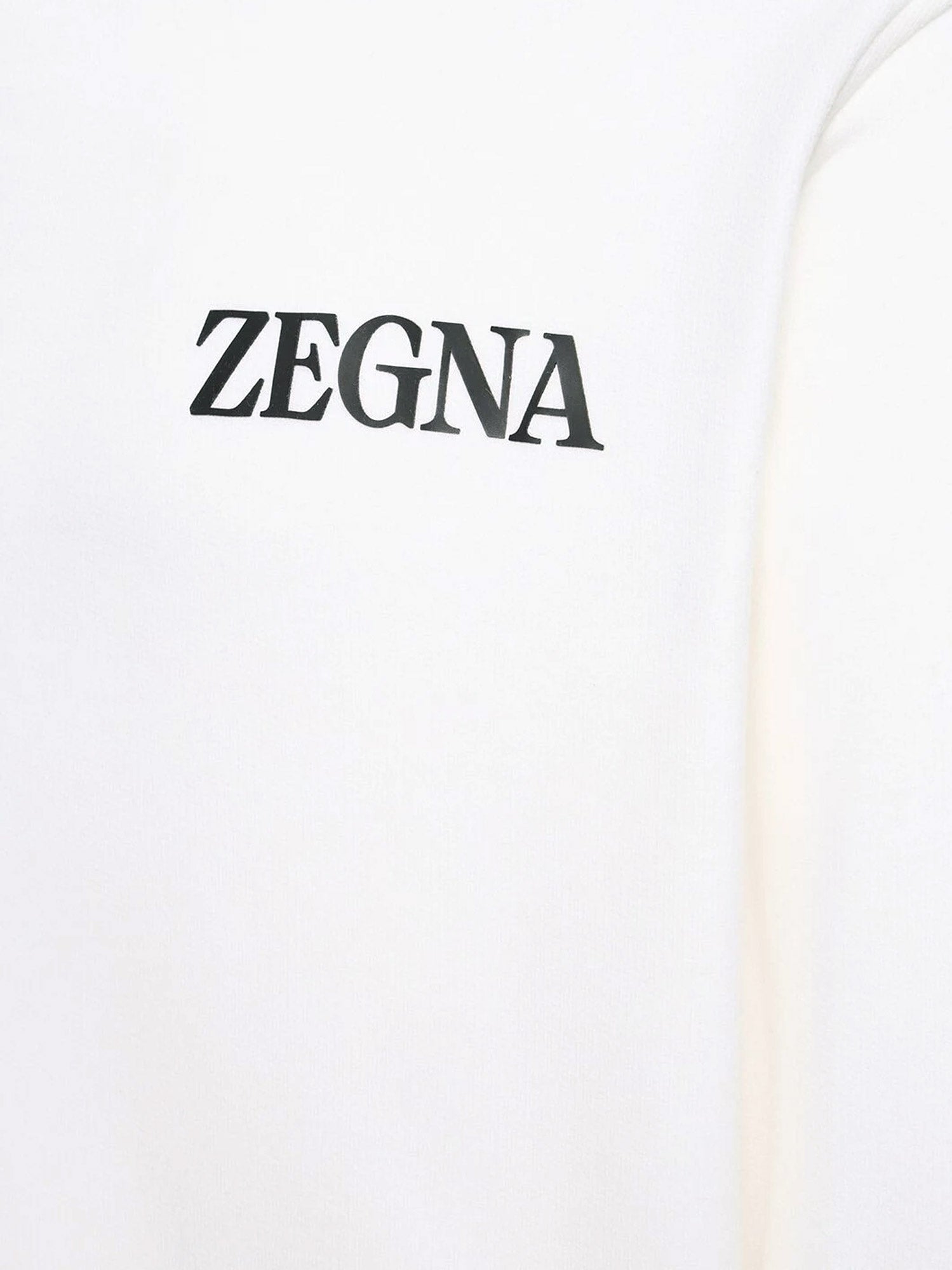 Zegna Sweaters White Cotone
