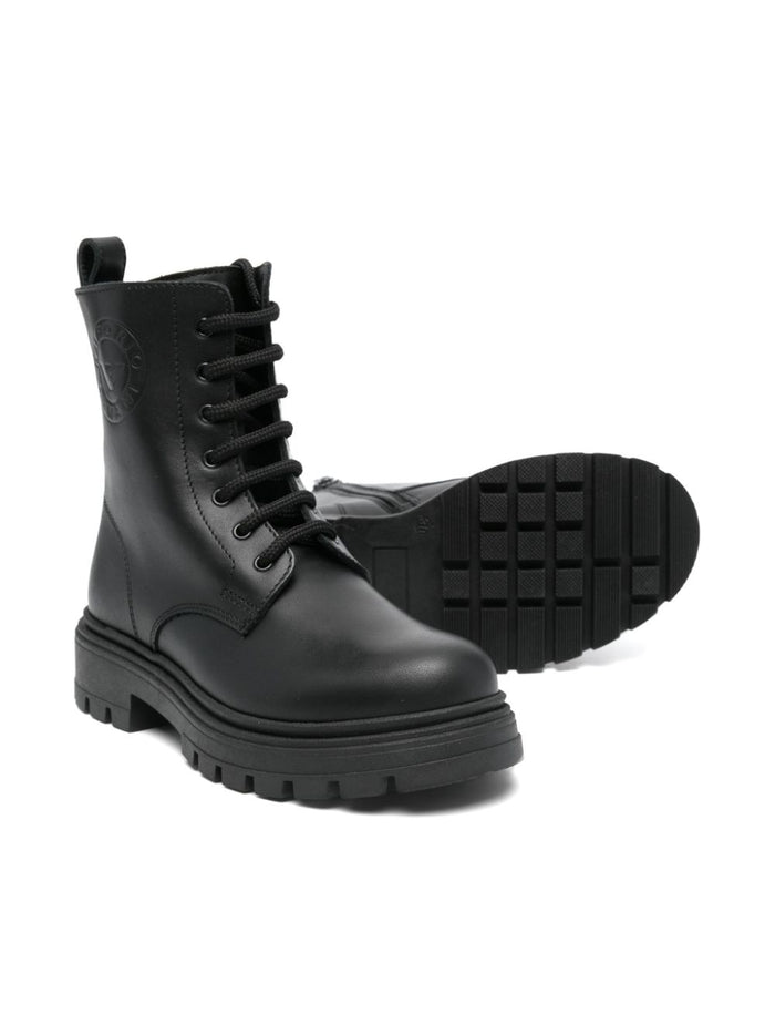 Emporio Armani Boots Black Pelle
