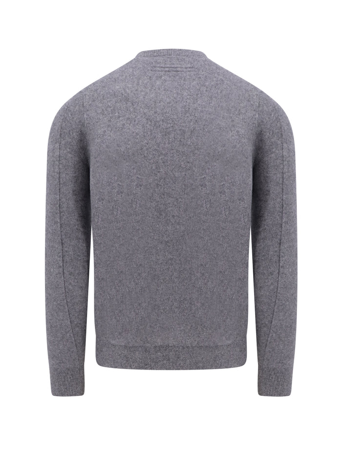 Zegna Sweaters Grey Lana Cashmere