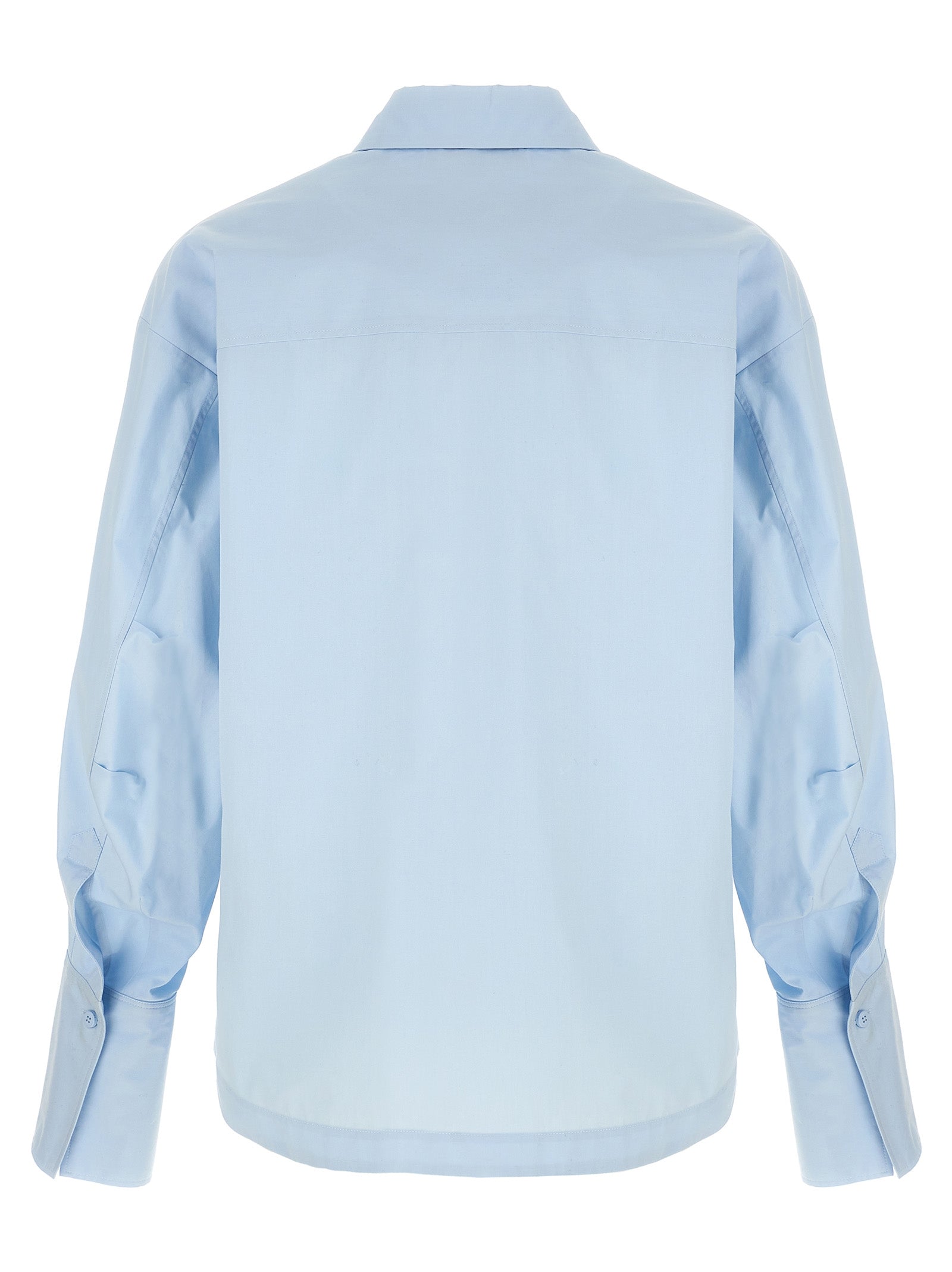 Eliza shirt Light Blue Cotton Shirt, Blouse