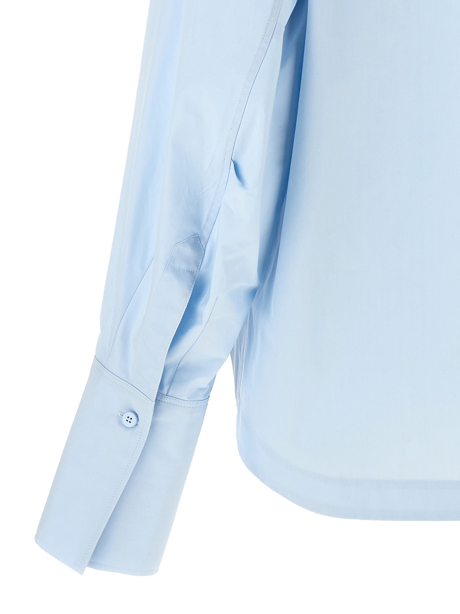 Eliza shirt Light Blue Cotton Shirt, Blouse