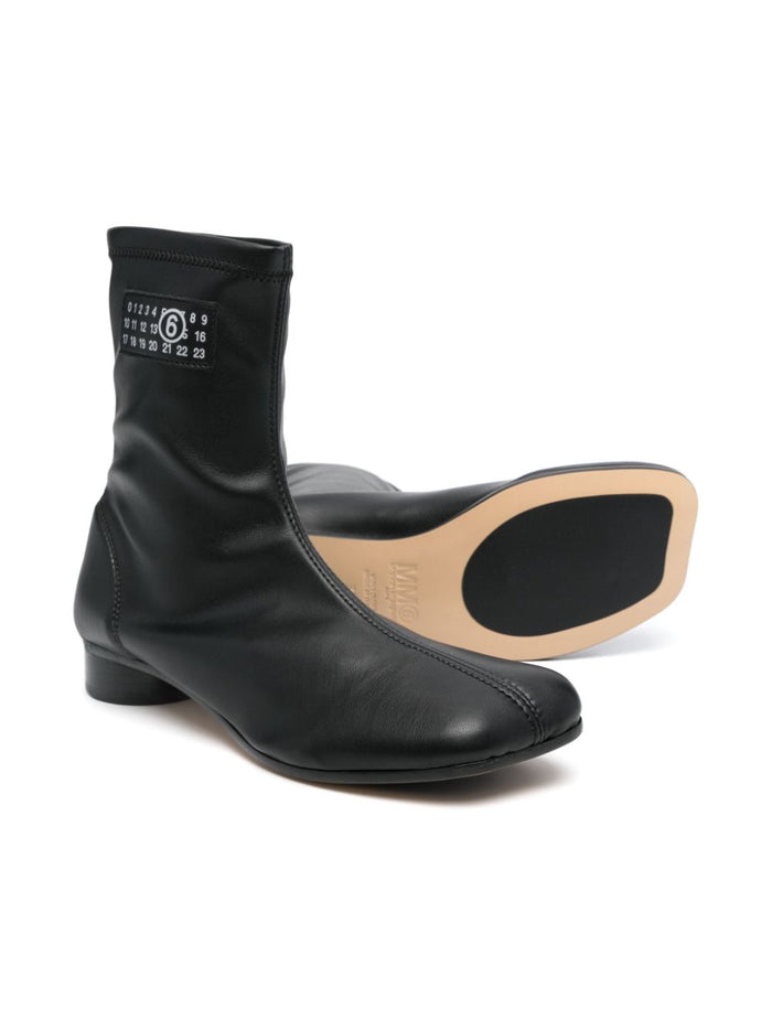 MM6 Maison Margiela Boots Black Pelle