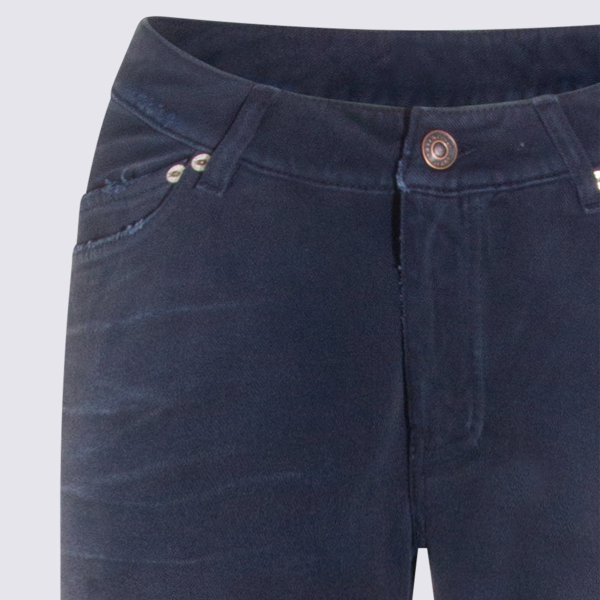 Balenciaga Jeans Dirty Dark Blue _co