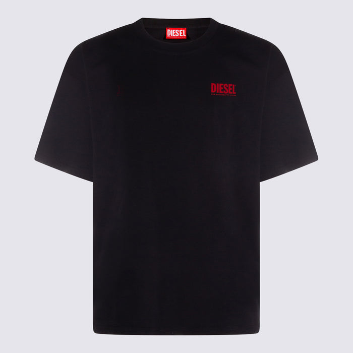 Diesel T-shirts and Polos Black _co