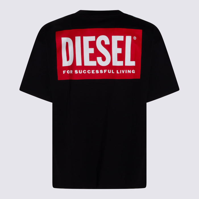 Diesel T-shirts and Polos Black _co