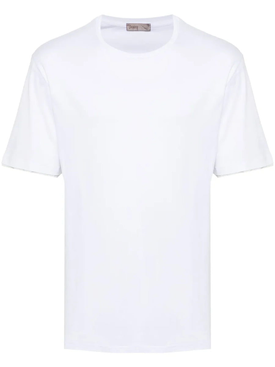Herno Cotton jersey t-shirt in white