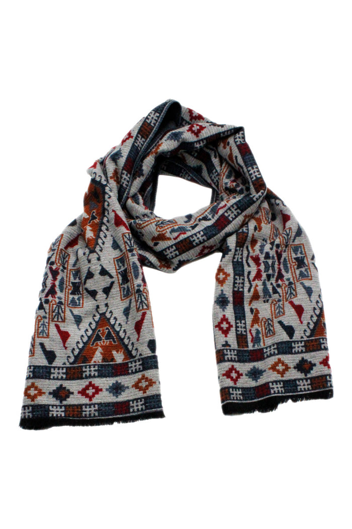 Kiton Scarfs Grey 100se