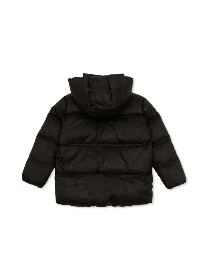 Versace Coats Black Poliestere