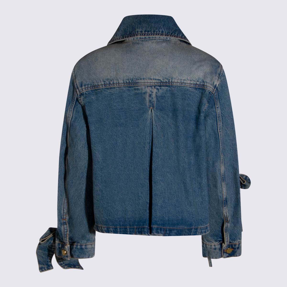 GANNI Jackets Mid Blue Vintage _co