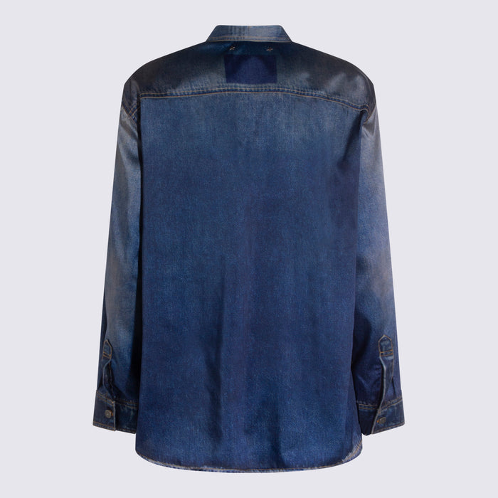 Golden Goose Shirts Blue _pl