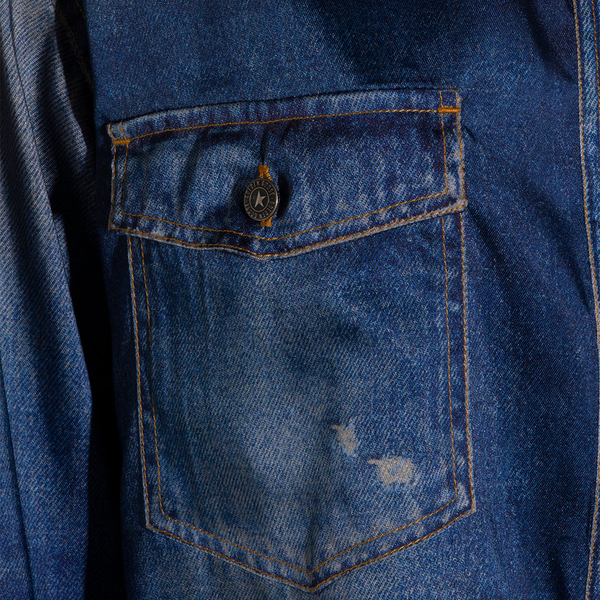 Golden Goose Shirts Blue _pl