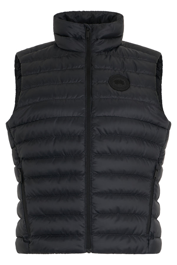 Padded Vest Black Polyamide Waistcoats & Gilets
