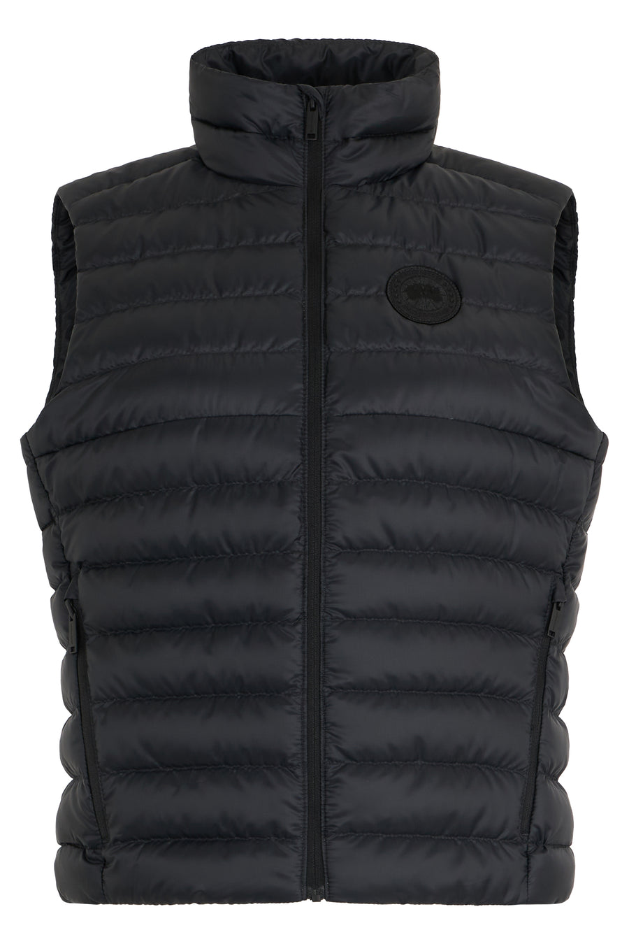 Padded Vest Black Polyamide Waistcoats & Gilets