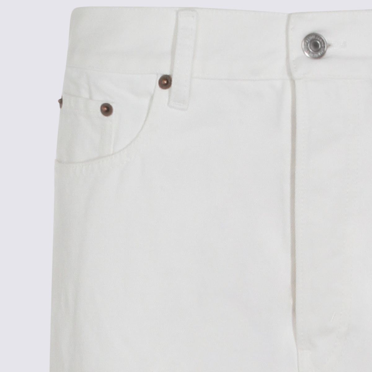 Céline Trousers White Heavy Stone Wash _co