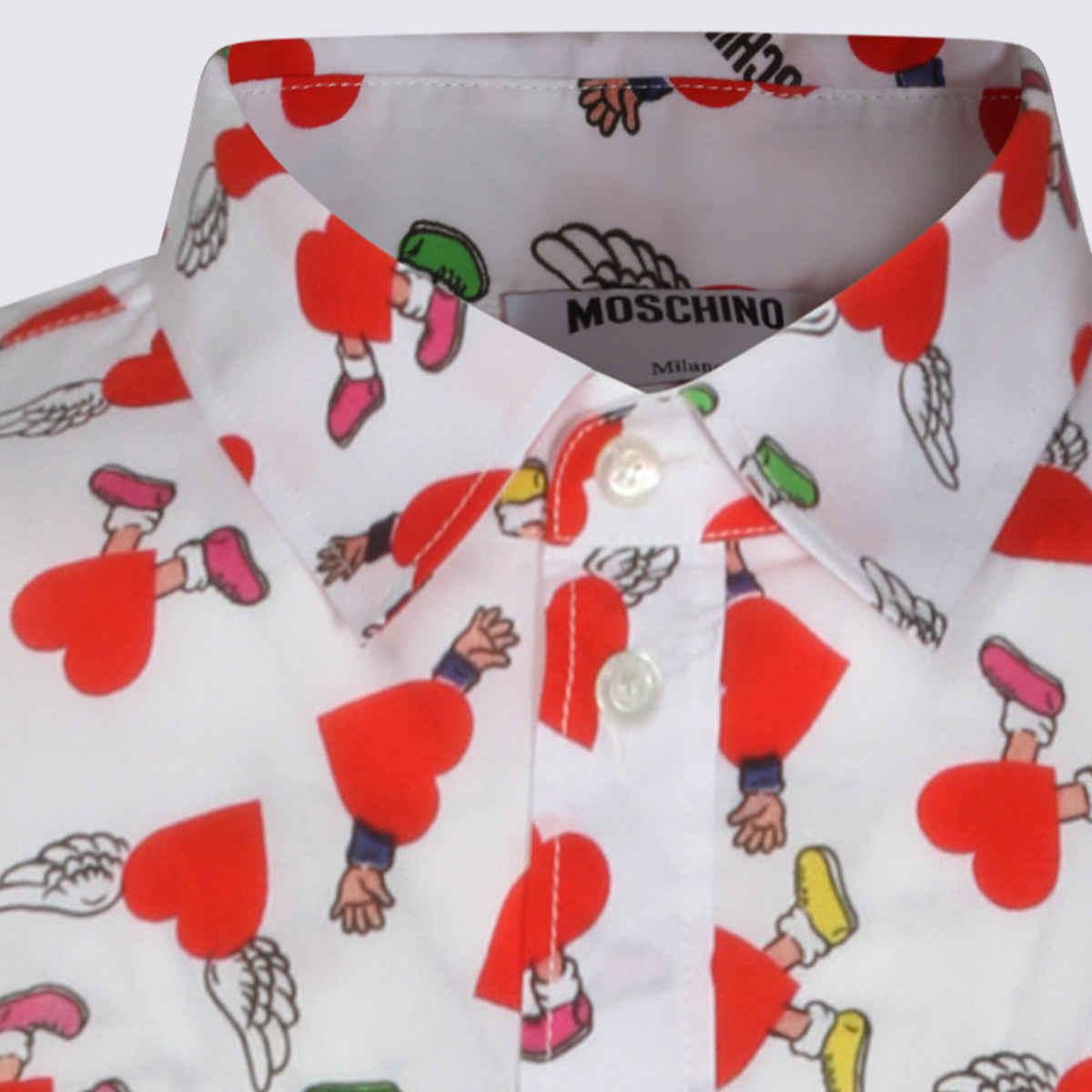 Moschino Shirts White _co