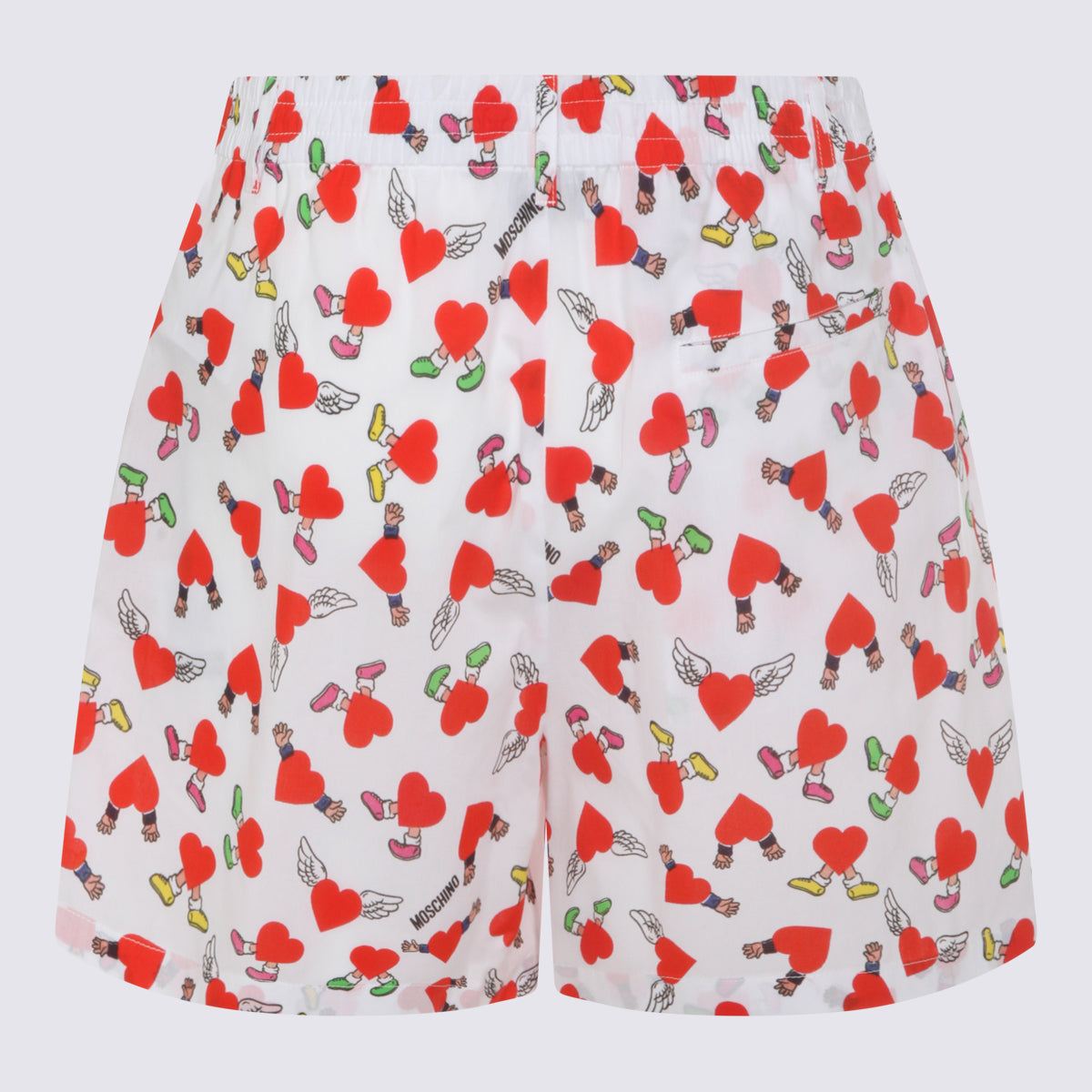 Moschino Shorts White _co