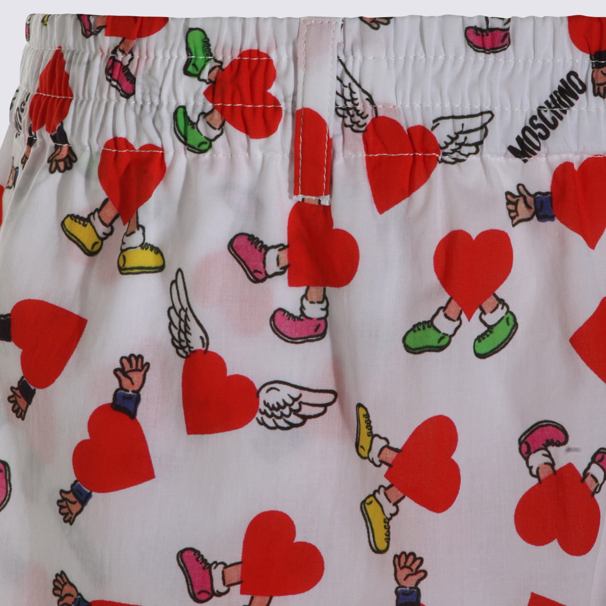 Moschino Shorts White _co