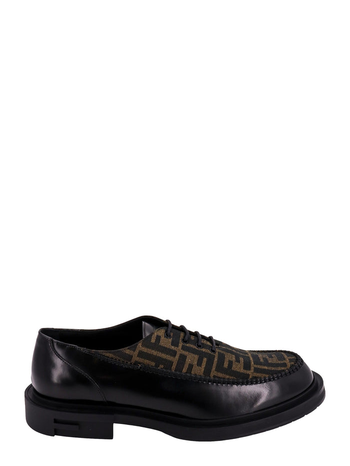 Fendi Flat Shoes Black Pelle